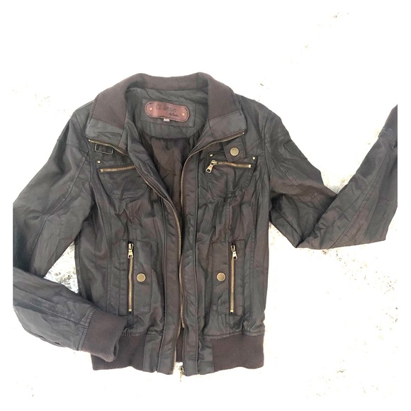 Faux leather jacket - Picture 1 of 4